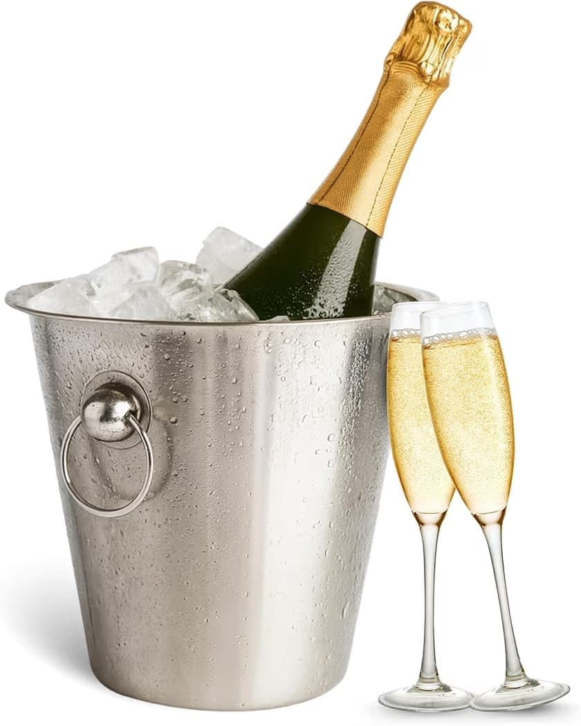 Champagne koeler voor 1 fles roestvrijstaal