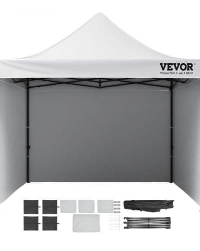 Partytent pop up 3 x 3 m wit