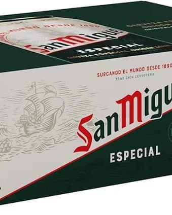 Bier tray 24 blikjes 330 ml (San Miguel of in overleg)